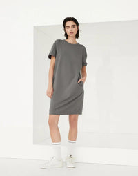 Brunello Cucinelli Round-Neck Short-Sleeve Minidress