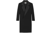SAINT LAURENT Grain De Poudre Tuxedo Dress