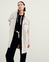 Brunello Cucinelli Cotton And Linen Oversized Shirt