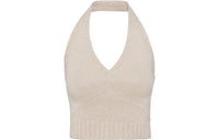 PRADA Halterneck Wool cashmere Top