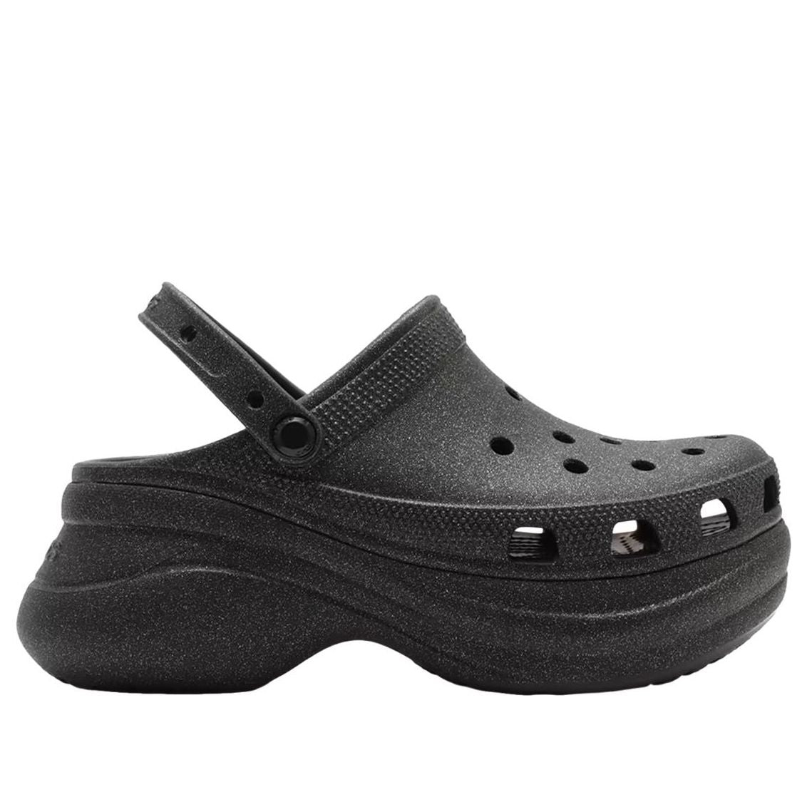 (WMNS) Crocs Bae Glitter Clog 'Black' 207261-001