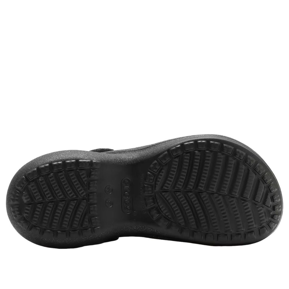 (WMNS) Crocs Bae Glitter Clog 'Black' 207261-001