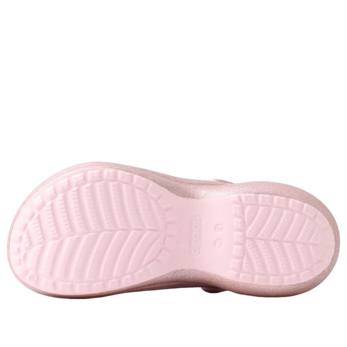 (WMNS) Crocs Bae Glitter Clog 'Pink Milk' 207261-6ZW