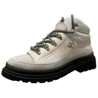 CHANEL Martin Boot Women's White