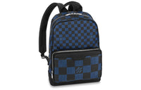 LOUIS VUITTON CAMPUS Cow Leather Backpack Men's Blue