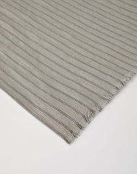 Brunello Cucinelli Striped Linen-Blend Scarf