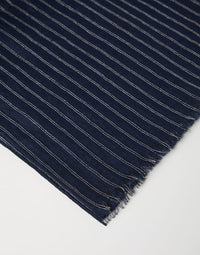 Brunello Cucinelli Lamé-Thread Frayed Scarf