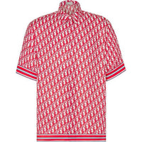 DIOR Shirts Men Rose Red
