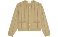CELINE Cardigan Jacket In Brushed Mohair