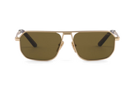 PRADA Logo plaque Pilot frame Sunglasses