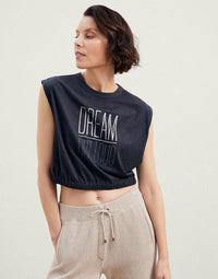 Brunello Cucinelli Logo-Print Tank Top