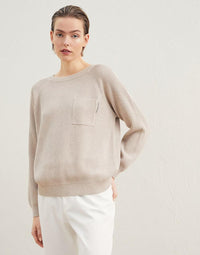 Brunello Cucinelli Ribbed-Knit Pocket Jumper