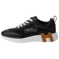 HERMES Bouncing Low-Top Casual Shoes 4cm Women's Black