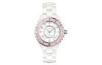 CHANEL J12 Collection Wrist Watch Automatic Mechanical Movement Ceramic Strap White Dial Women's H4468