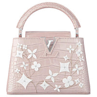 LOUIS VUITTON Capucines Crocodile Leather Capusin Shoulder Crossbody Handbag Mini Women's Rose Pink