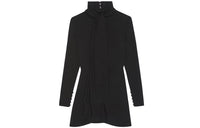 SAINT LAURENT Long Sleeved Dress Women's Black
