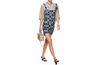 CHANEL FW22 Slip Dresses Women's Blue