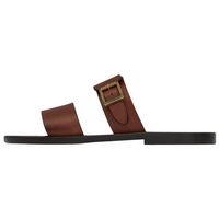 SAINT LAURENT Slide Slippers Women's Brown
