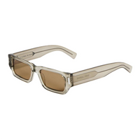 SAINT LAURENT Acetate Square Sunglasses Men's Yellow