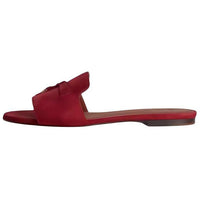 Loro Piana Slide Slippers Women's Red