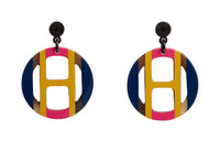HERMES Earrings Women's Multicolor