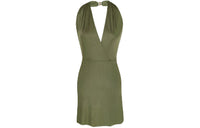 SAINT LAURENT Sleeveless Dresses Women's Green