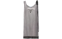 PRADA SS22 Sleeveless Dress Women's Gray