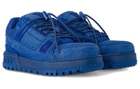 LOUIS VUITTON Trainer Maxi Little Chubby Ding Slip-Resistant Low-Top Skateboard Shoes Men's Blue