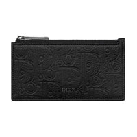 DIOR Leather Card Holder Men's Black