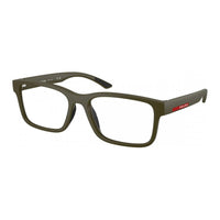 PRADA Injection-Molded Rectangular Eyeglass Frames Men's Green