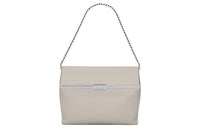 SAINT LAURENT Cow Leather Handbags Shoulder Bags Women's Ecru