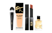 SAINT LAURENT New Midnight Pink Foundation Mini Black Stripe Flawless Set