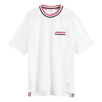 THOM BROWNE Short Sleeve T-Shirt 'White' MJS259A-J0153-100
