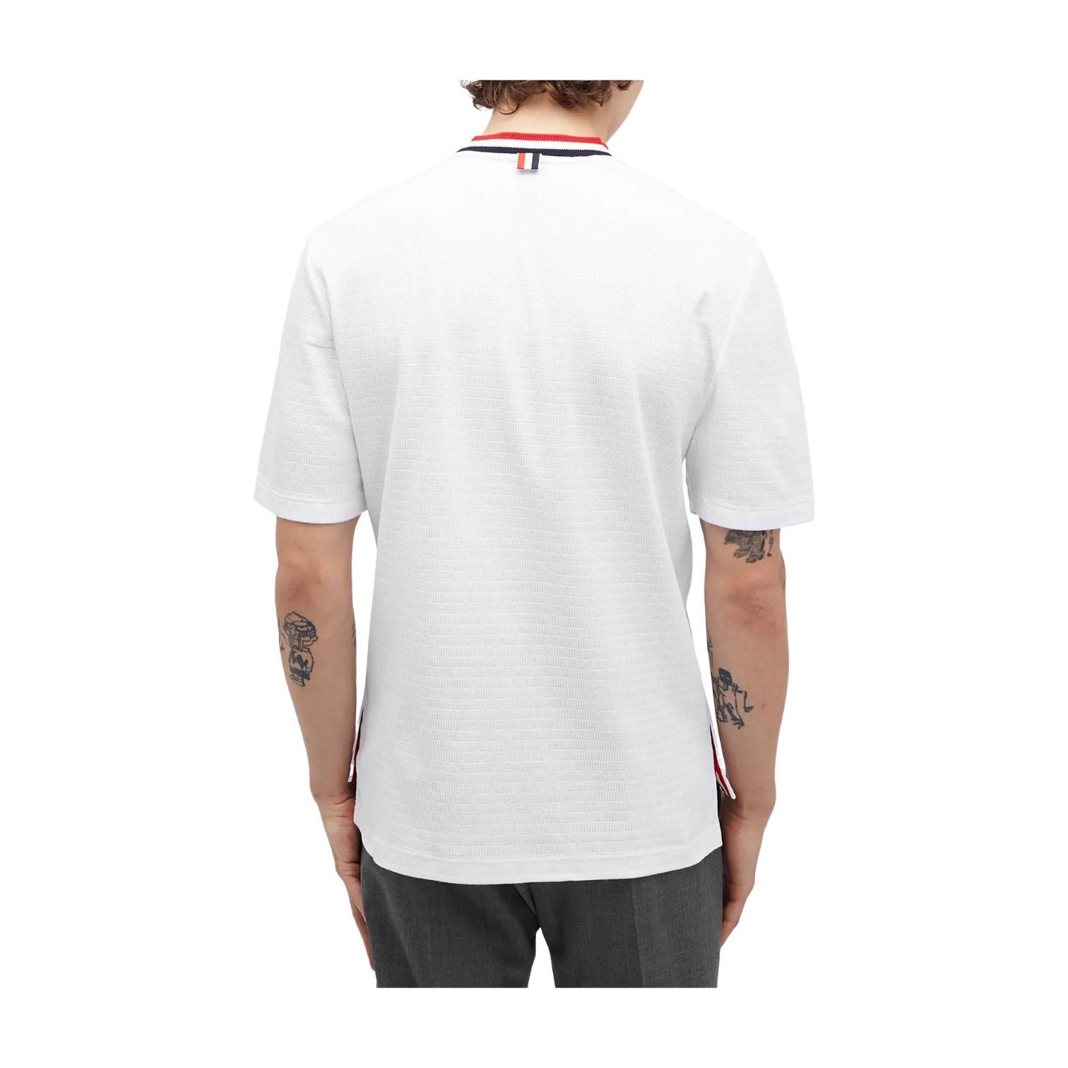 THOM BROWNE Short Sleeve T-Shirt 'White' MJS259A-J0153-100