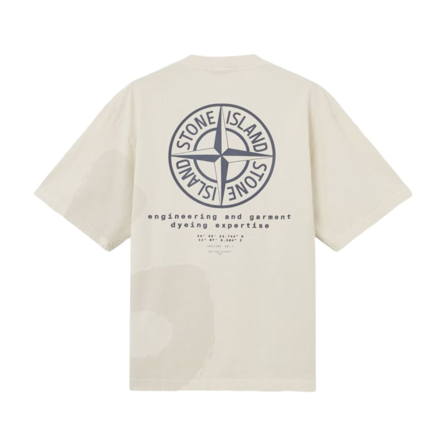 STONE ISLAND 2100002 Whirlwind Type T-Shirt 'Ivory' L1S152100002S0365V0093