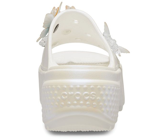 (WMNS) Crocs Stomp Slides 'White' 210180-100