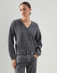 Brunello Cucinelli Sequin-Embellished Knit Jumper
