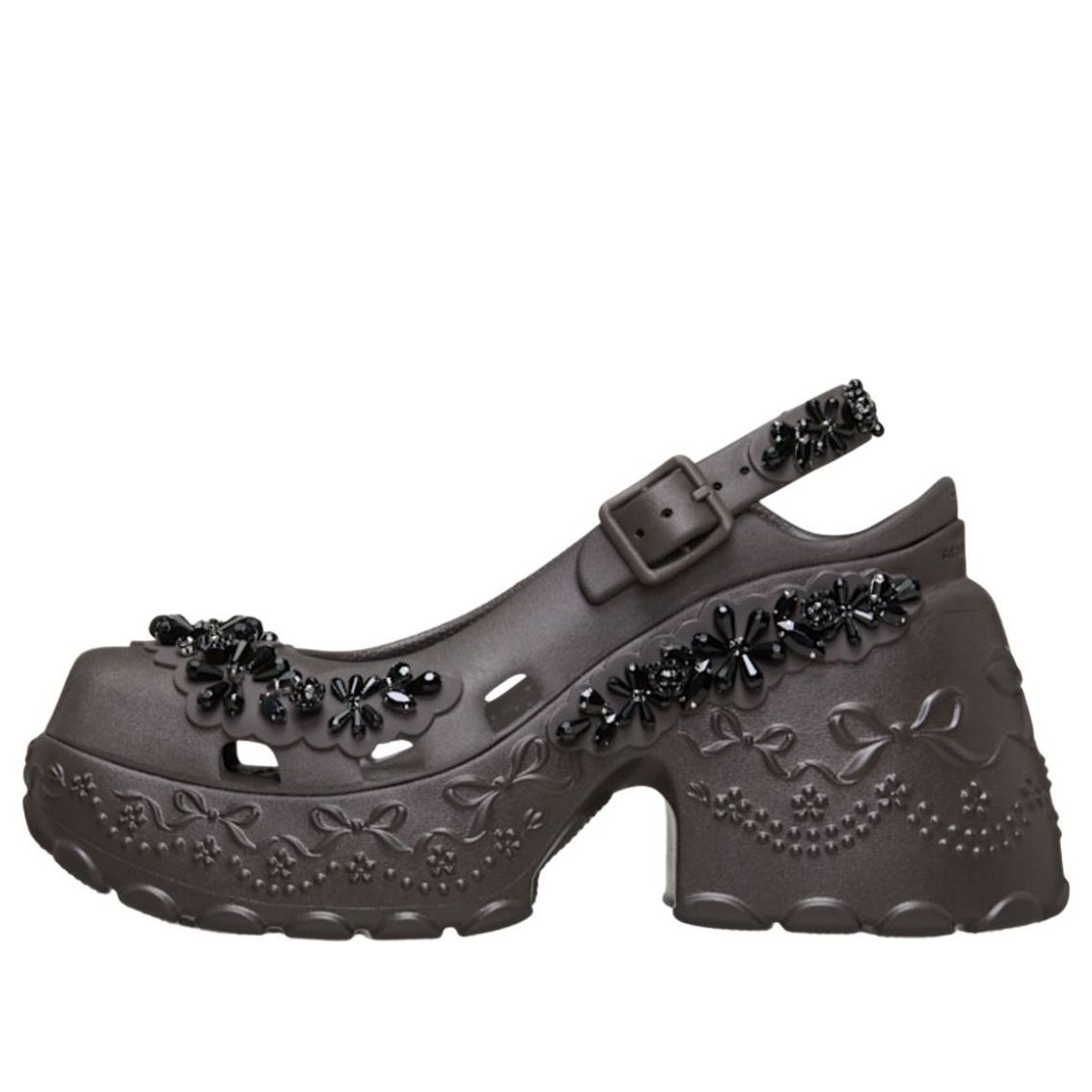 (WMNS) Crocs x Simon Rocha Ballerina Platform 'Espresso' 211079-206