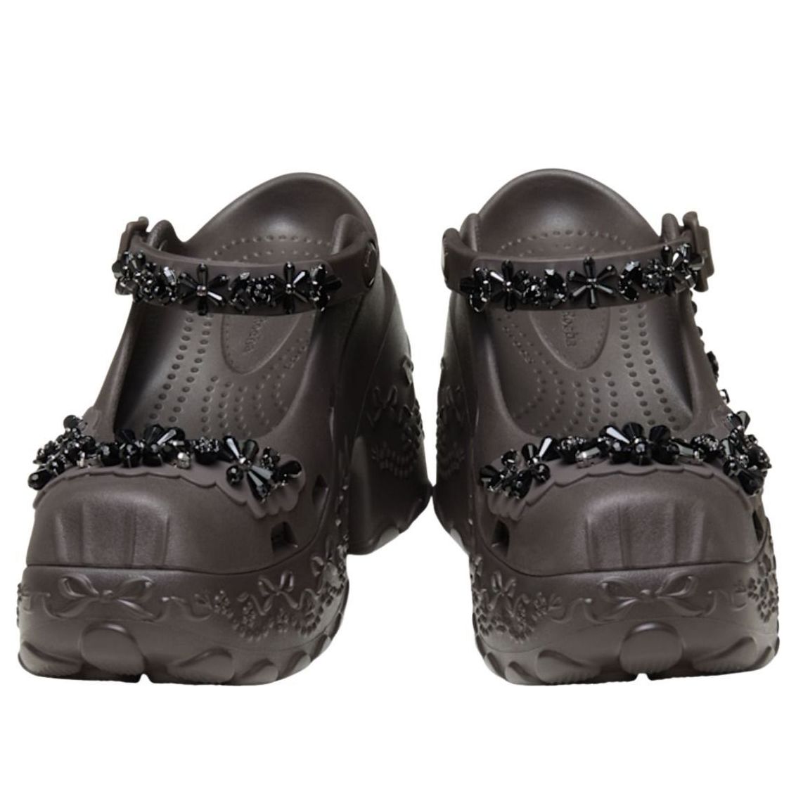 (WMNS) Crocs x Simon Rocha Ballerina Platform 'Espresso' 211079-206