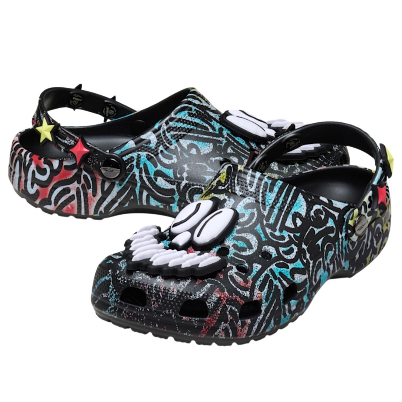 Crocs x Slawn Classic Clog 'Black Multicolor' 211084-001