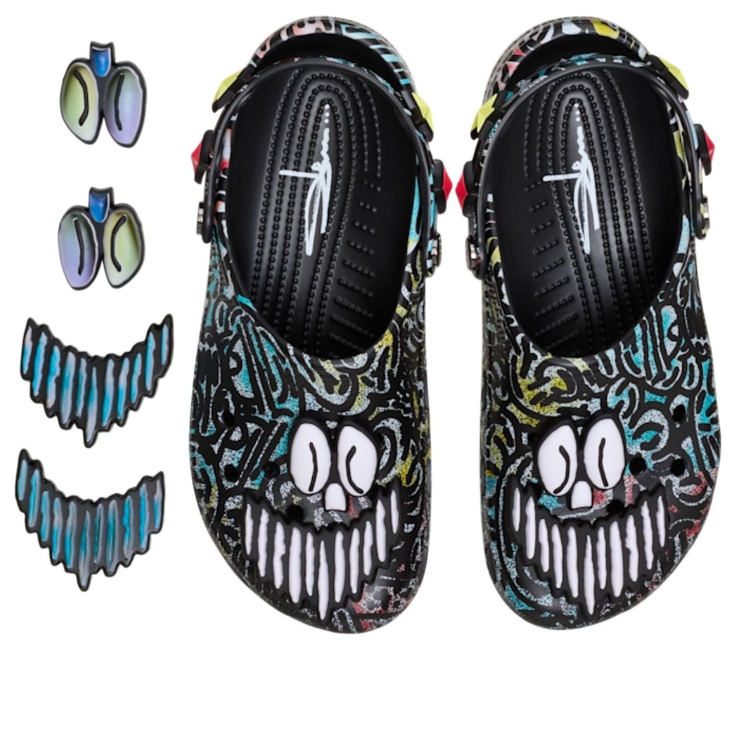 Crocs x Slawn Classic Clog 'Black Multicolor' 211084-001