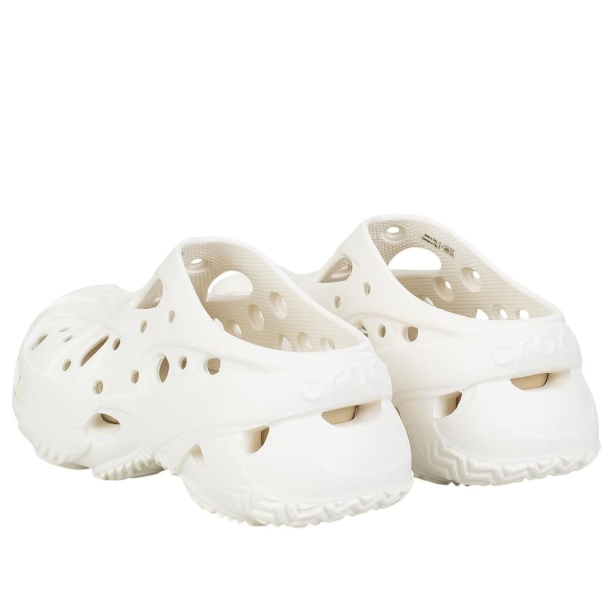 (WMNS) Crocs Caged Clog 'Chalk' 211141-0WV