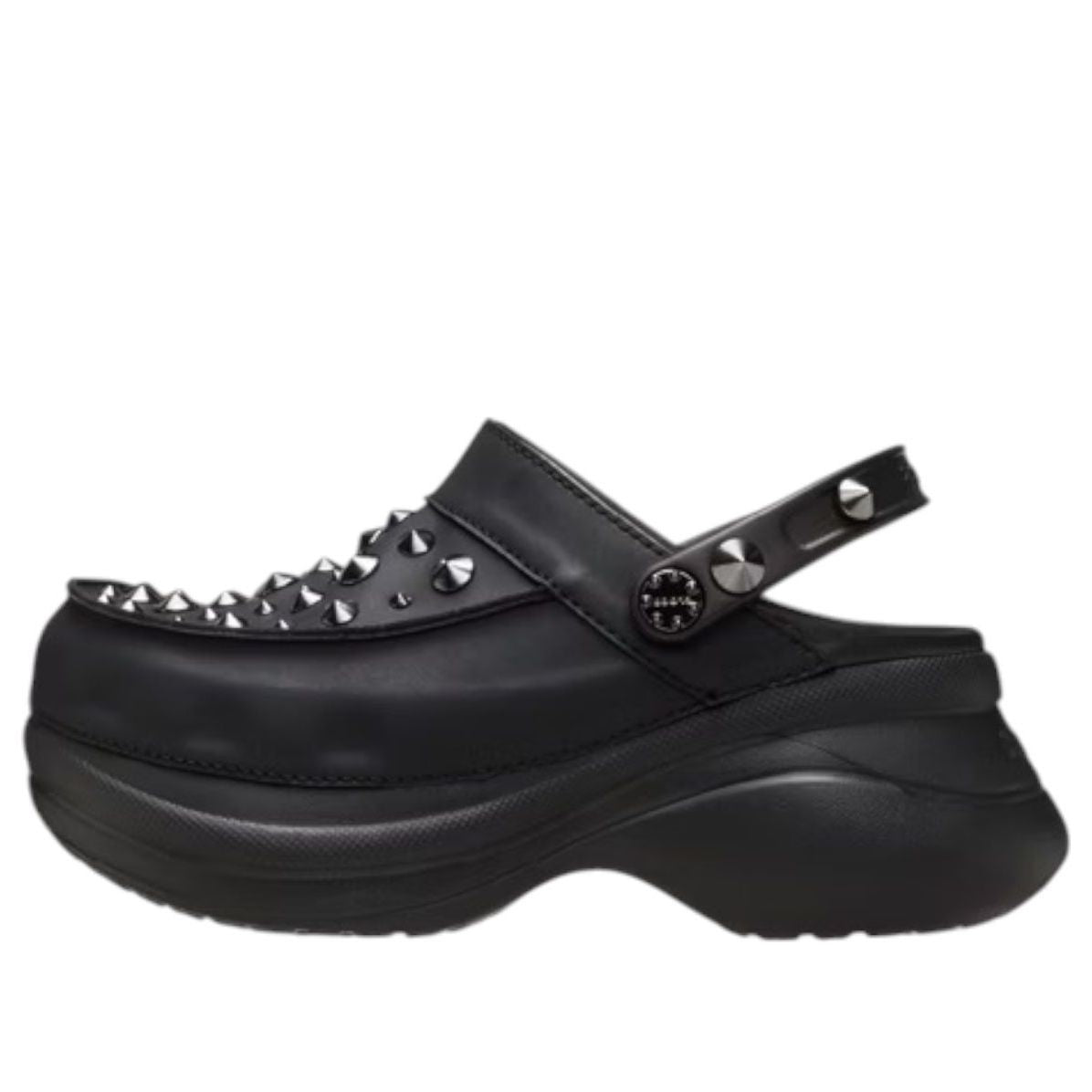 (WMNS) Crocs Bae Studded Clog 'Black' 211626-001