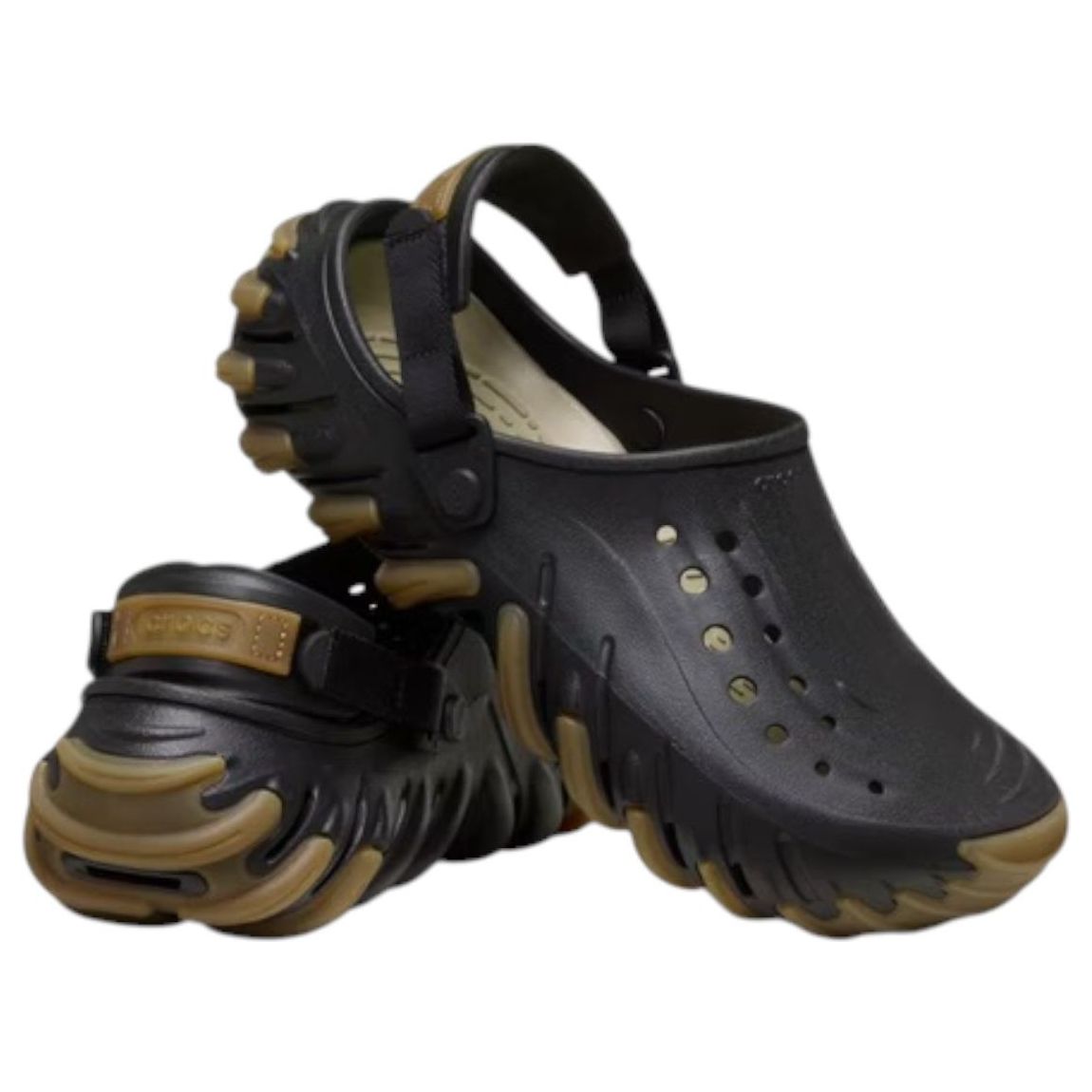 Crocs Echo Clog 'Black Gum' 211675-001