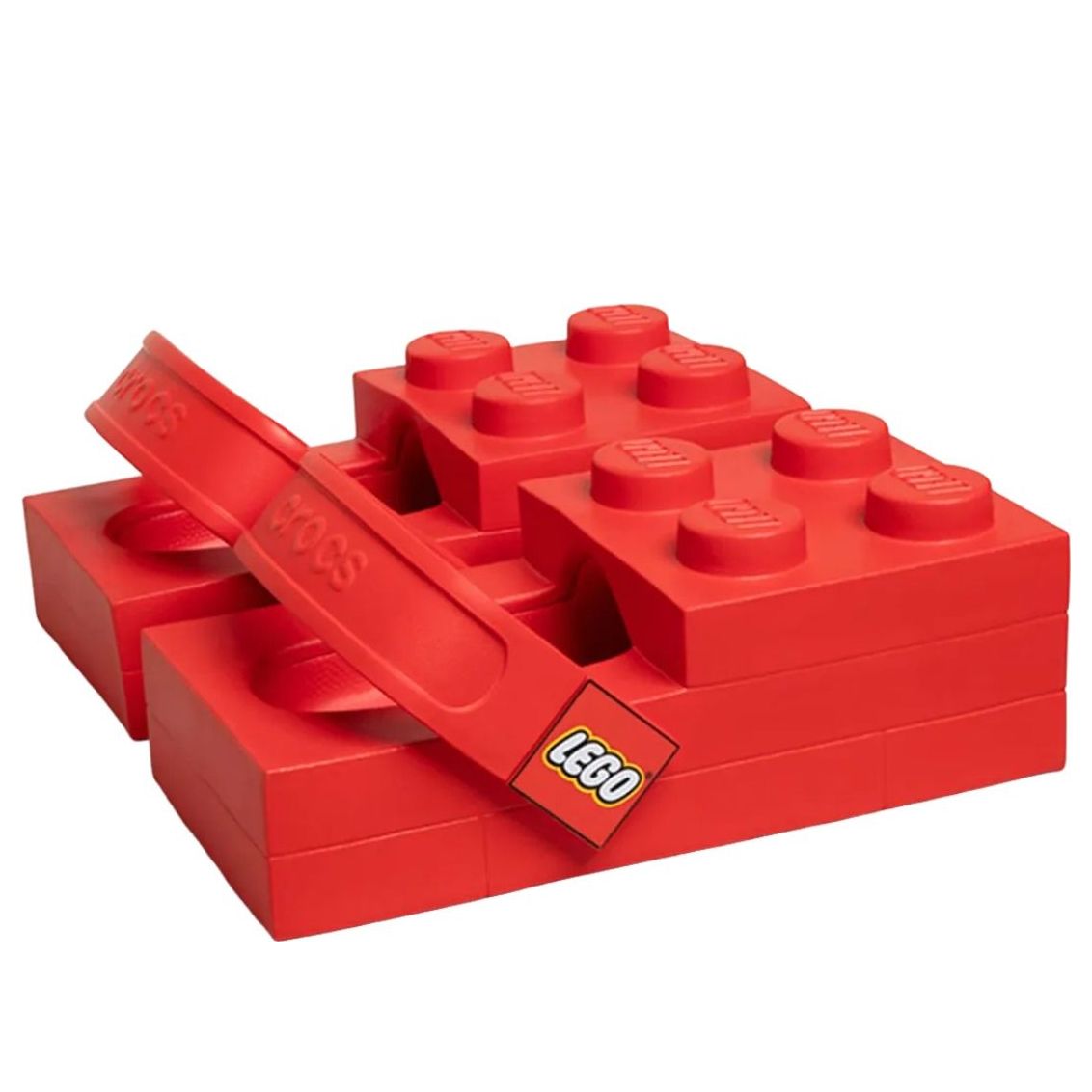 Crocs x LEGO Brick Clog 'Red' 211719-5DJ