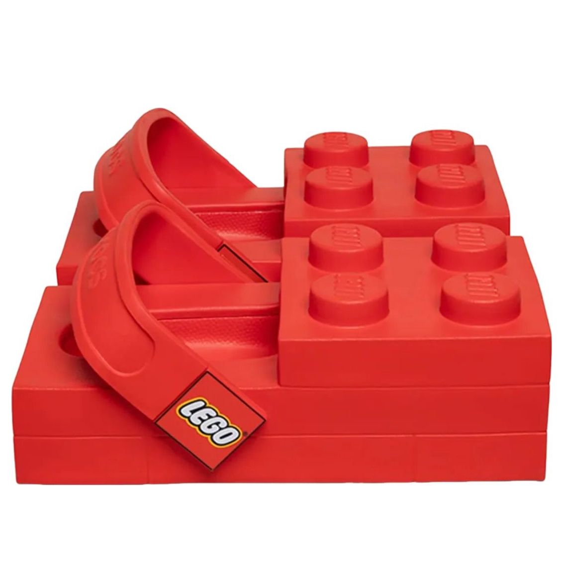 Crocs x LEGO Brick Clog 'Red' 211719-5DJ