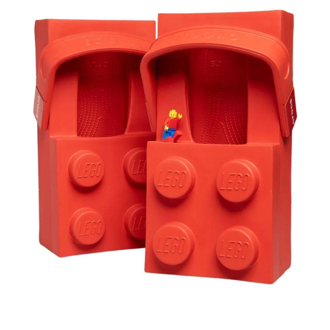 Crocs x LEGO Brick Clog 'Red' 211719-5DJ
