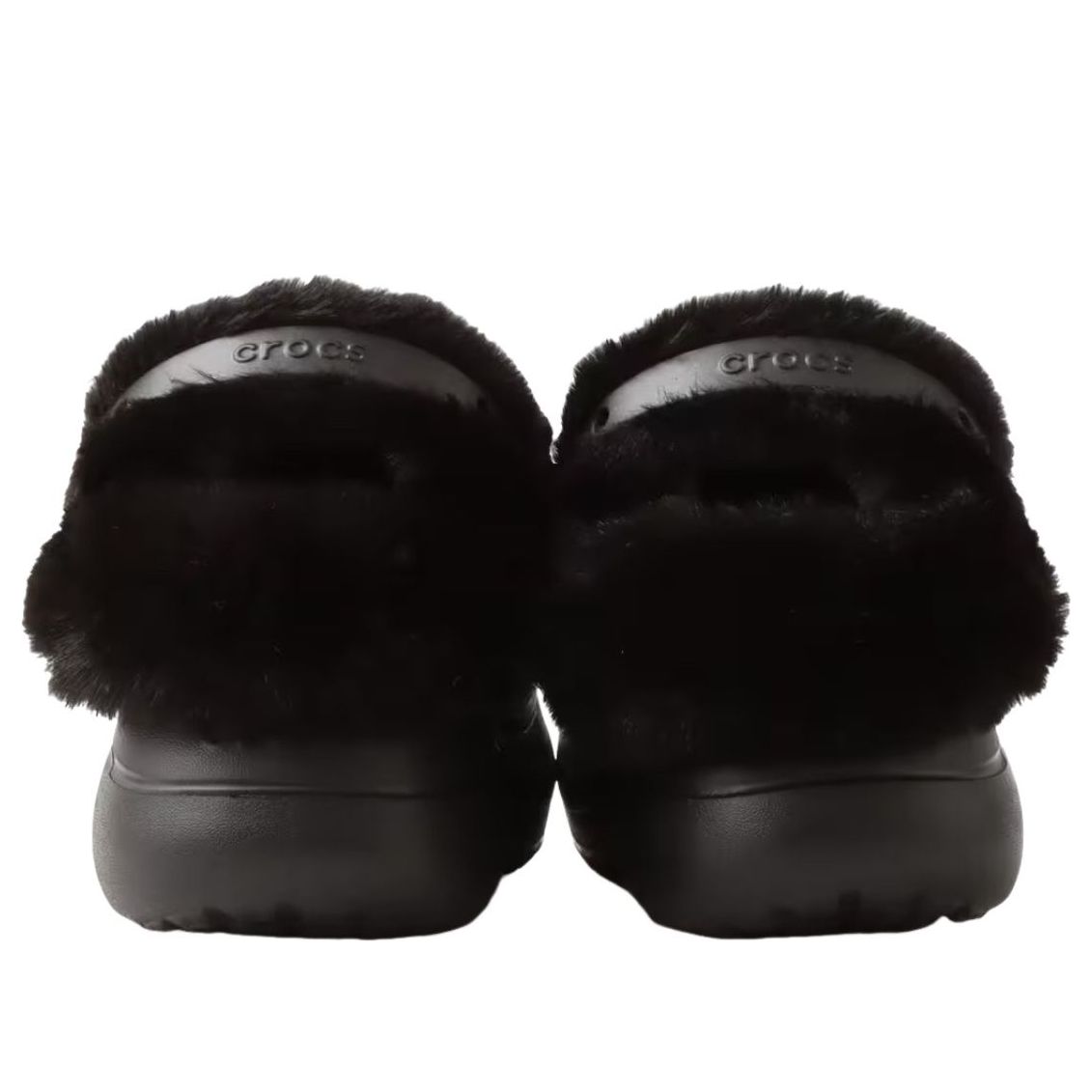 (WMNS) Crocs Bae Lined Clog 'Black' 211753-001