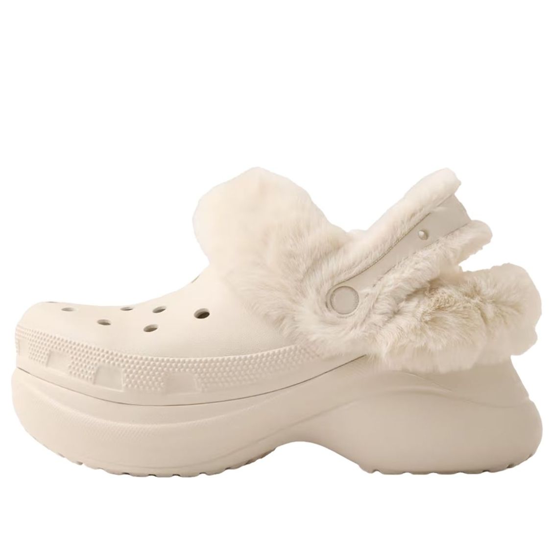(WMNS) Crocs Bae Lined Clog 'Stucco' 211753-160