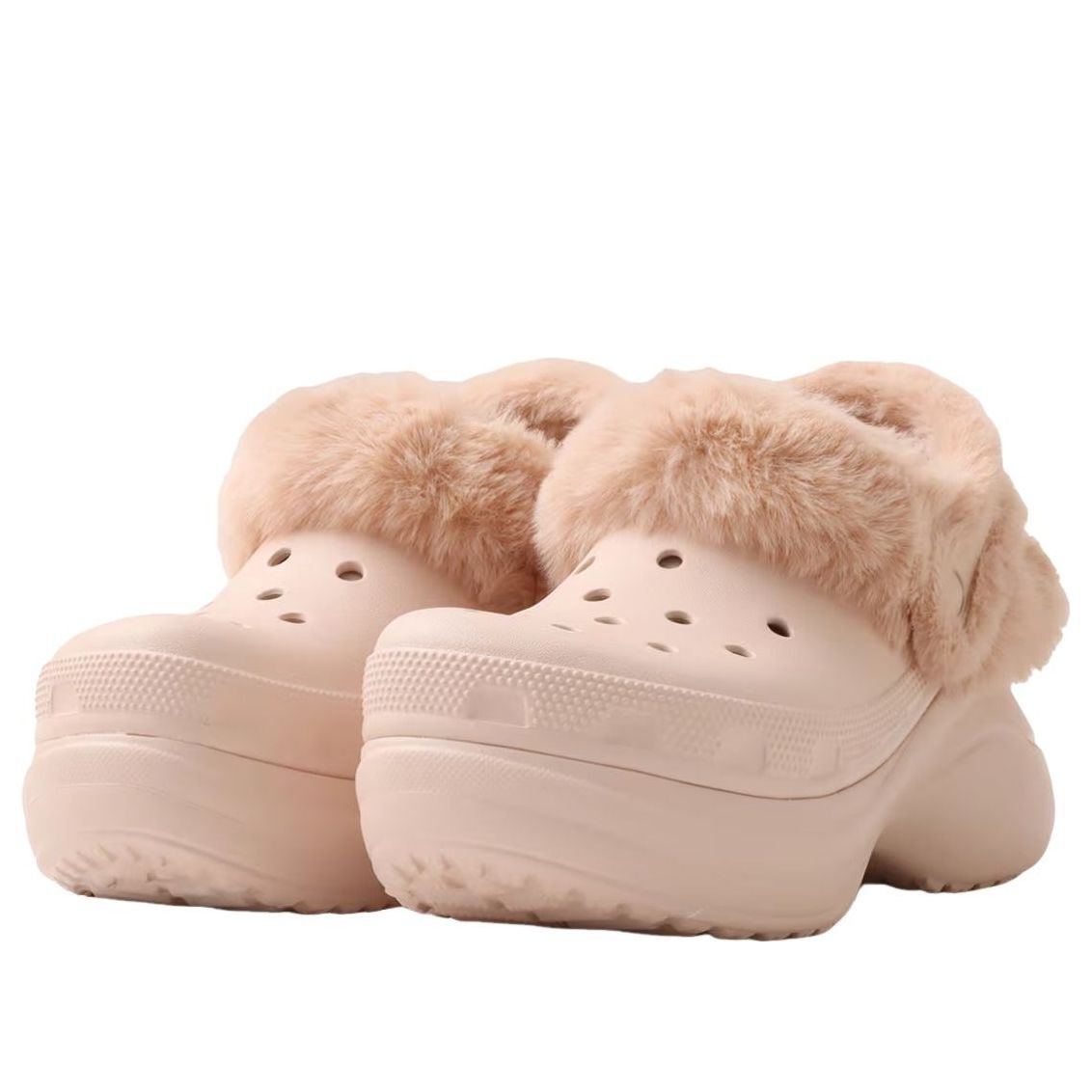 (WMNS) Crocs Bae Lined Clog 'Quartz' 211753-6UR